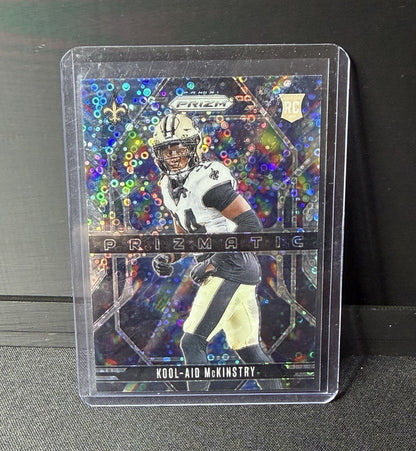 2024 Prizm Football Prizmatic Kool-Aid McKinstry no huddle Rookie RC #7 Saints0