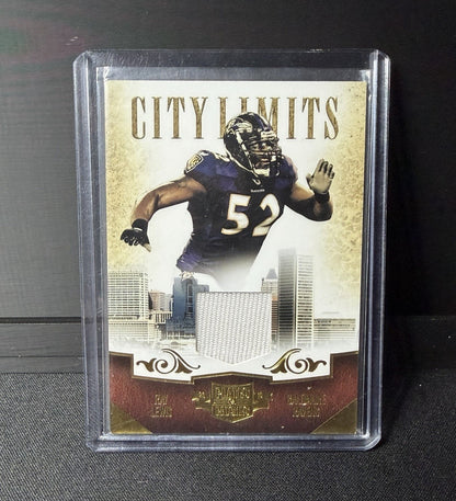 Panini 2010 Plates & Patches Ray Lewis City Limits #13 Ravens  PLAYER WORN!!0