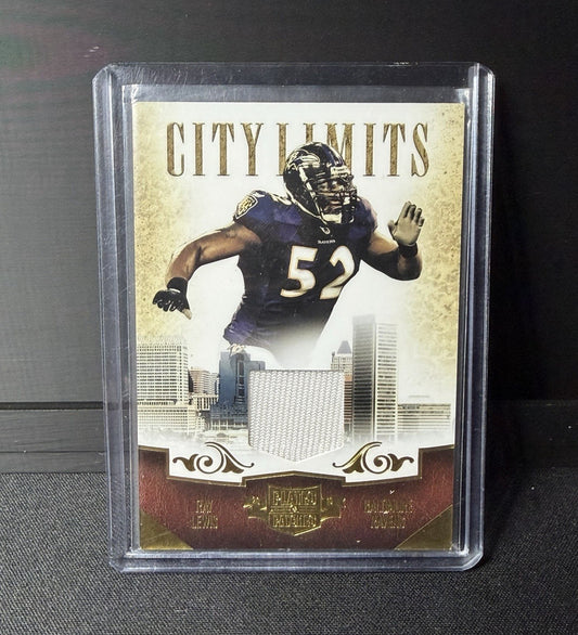 Panini 2010 Plates & Patches Ray Lewis City Limits #13 Ravens  PLAYER WORN!!0