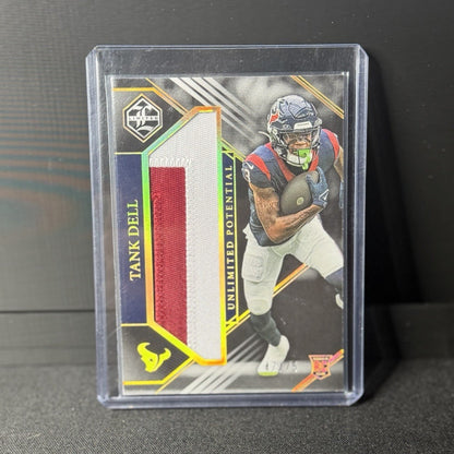 Panini 2023 Limited Spotlight Gold Rookie Patch Tank Dell Texans RC #LP-TD /750