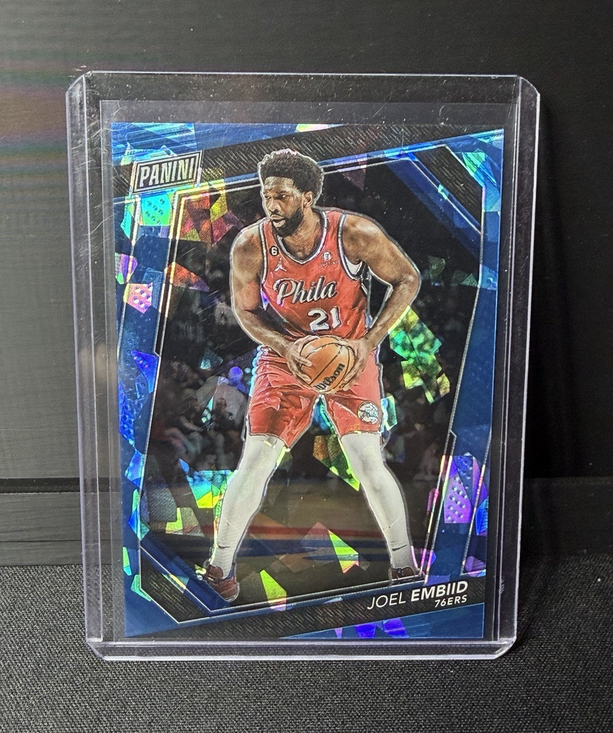 Panini 2023 National Convention VIP Gold Pack Joel Embiid blue ice #32 76ers0