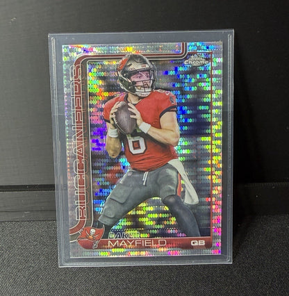 Topps 2025 Chrome Baker Mayfield pulsar #281 Tampa Bay Buccaneers0