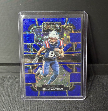Panini 2023 Select Concourse Demario Douglas #68 Patriots Blue Prizm 06/250