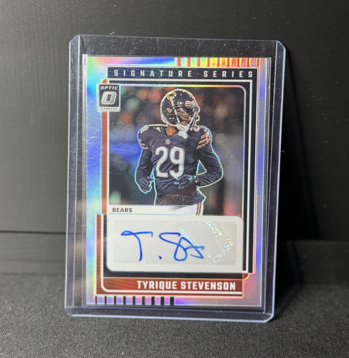 Panini 2025 Donruss Optic Tyrique Stevenson Signature Series Holo Auto SSH-TS0
