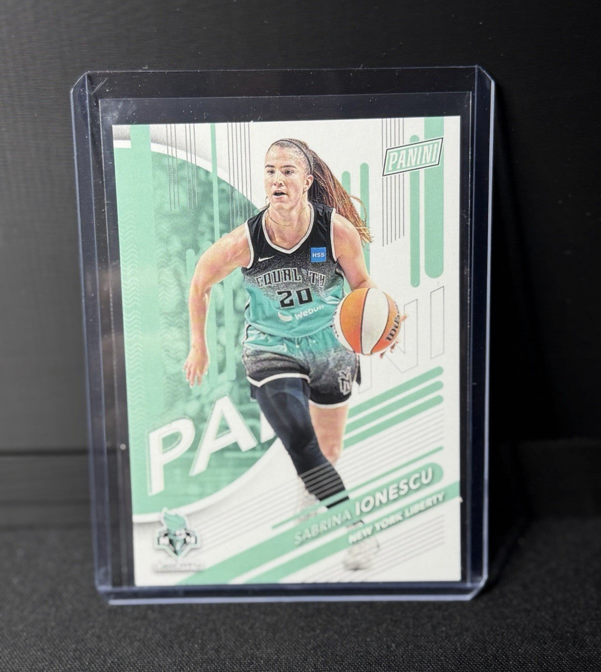 Panini 2024 National Convention Sabrina Ionescu Base Set #46 New York Liberty0