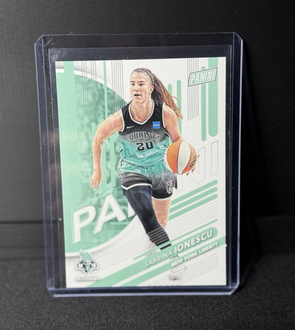 Panini 2024 National Convention Sabrina Ionescu Base Set #46 New York Liberty0