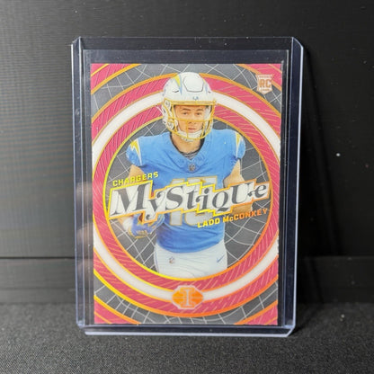 Panini 2024 Illusions Mystique Ladd McConkey Pink /399 RC Insert #170