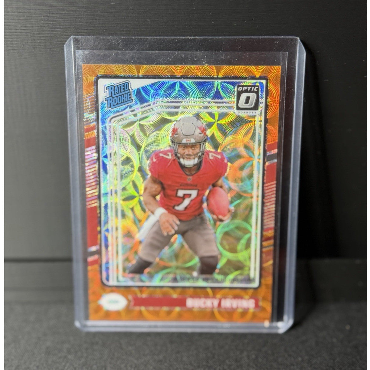 Bucky Irving 2024 Donruss Optic Rated Rookie Orange Scope Prizm /79 #2160