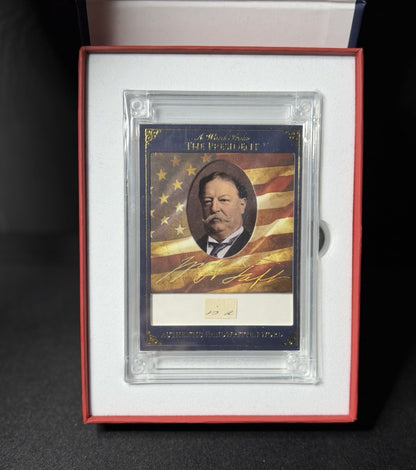 A Word From POTUS William H. Taft Handwritten Word Card AWF-WT270