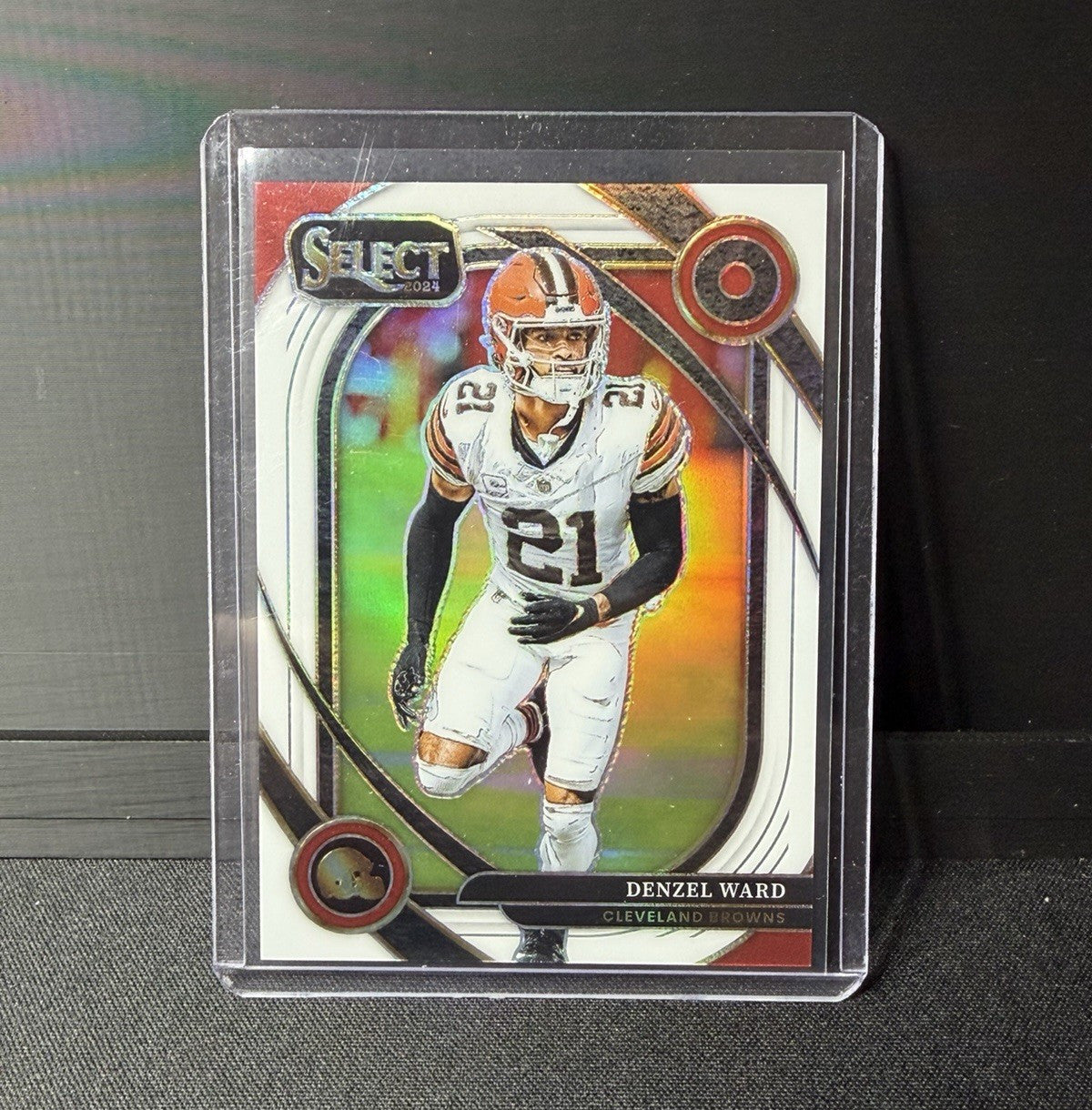 Panini 2024 Select Denzel Ward Club Level White Prizm #248 Browns 28/350