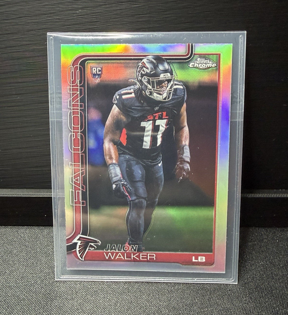 Topps 2025 Topps Chrome Rookies Jalon Walker RC Refractor #354 Falcons0