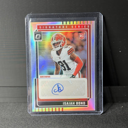 Panini 2025 Donruss Optic Isaiah Bond Signature Series Holo RC Auto #SSH-470
