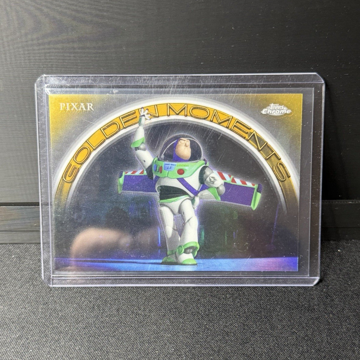 Topps 2025 Disney Pixar Toy Story Golden Moments Buzz Lightyear GM-18 Insert0