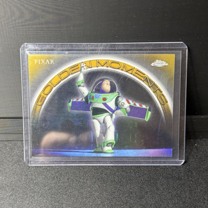 Topps 2025 Disney Pixar Toy Story Golden Moments Buzz Lightyear GM-18 Insert0