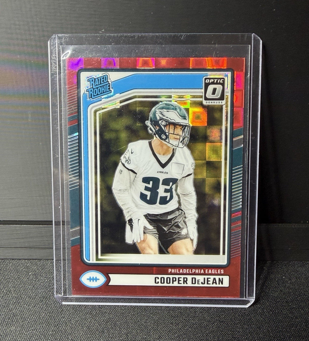 2024 Donruss Optic Cooper DeJean red Pandora Rated Rookie #305 Eagles 0