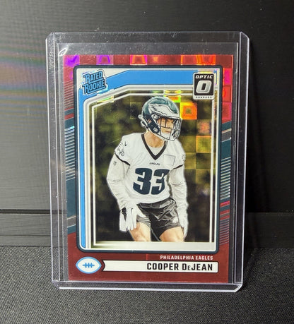2024 Donruss Optic Cooper DeJean red Pandora Rated Rookie #305 Eagles 0