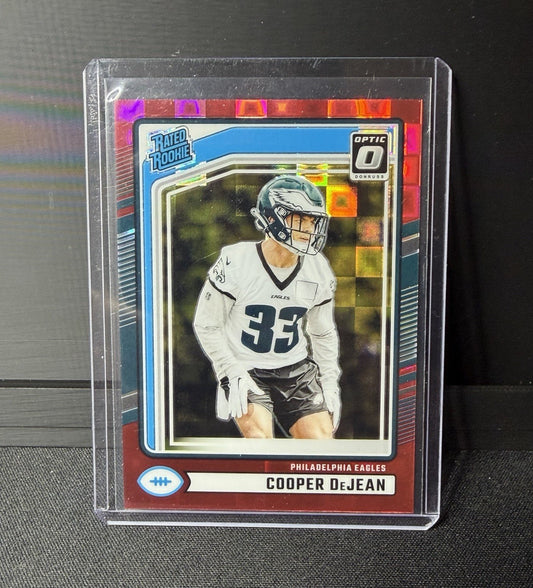 2024 Donruss Optic Cooper DeJean red Pandora Rated Rookie #305 Eagles 0
