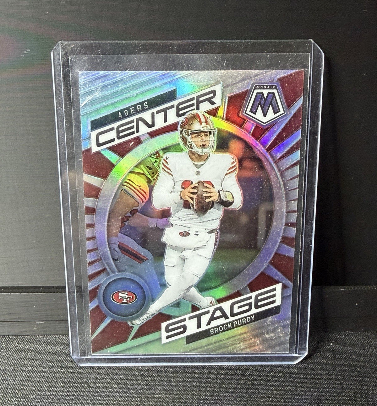 2023 Mosaic Center Stage Insert Brock Purdy silver  #CS-BP San Francisco 49ers0